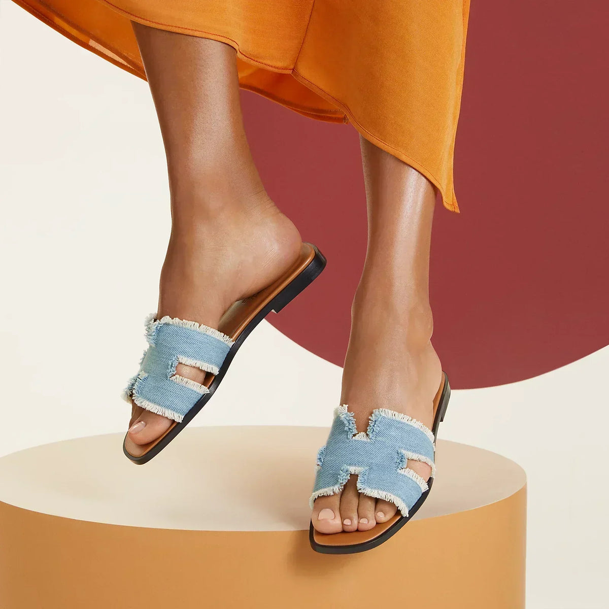 Sandales Oran - Bleu clair