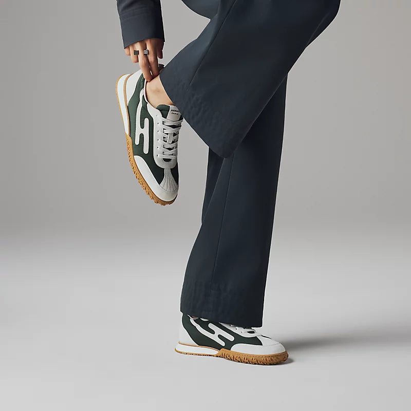 Hermes Jet Vert Forêt / Blanc